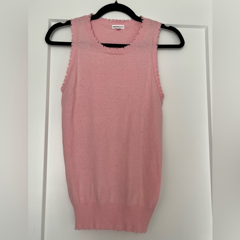 Pink Minnie Rose Sleeveless Top